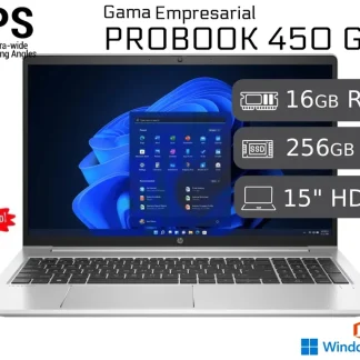 Laptop HP ProBook 440 G8 Core i5 11va Gen, 16GB RAM, 512GB SSD + accesorios - Reacondicionada