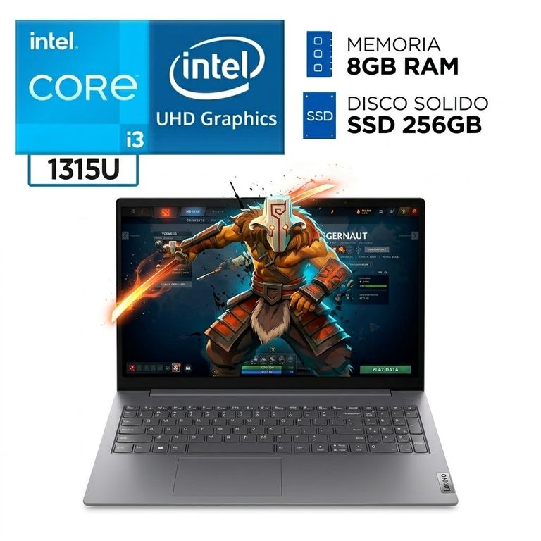Laptop Lenovo V15 G5 Core i3-1315U, 8GB DDR5, 256GB SSD, 15.6″ Full HD
